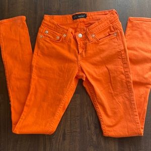 WW Woo Orange Lookz WW jeans 3/4